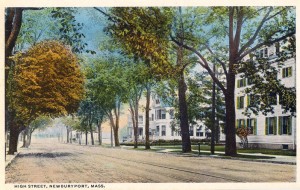 Newburyport, High Street, Early 20th Century Postcard