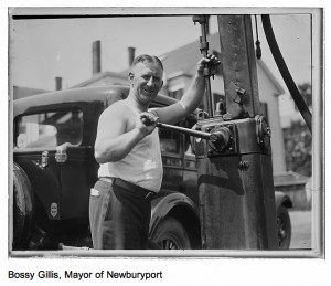 Bossy Gillis, Mayor of Newburyport, Courtesy of the Boston Public Library, Leslie Jones Collection, press image to enlarge