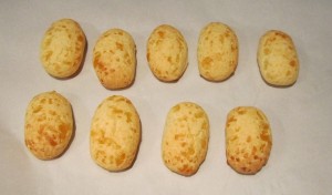 Brazilian Cheese Bread cooling (press image to enlarge)