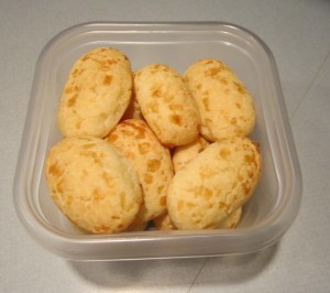 Tiny loaves in container ready to freeze (press image to enlarge)