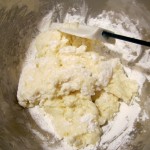 Dough in flour in bowl (press image to enlarge)