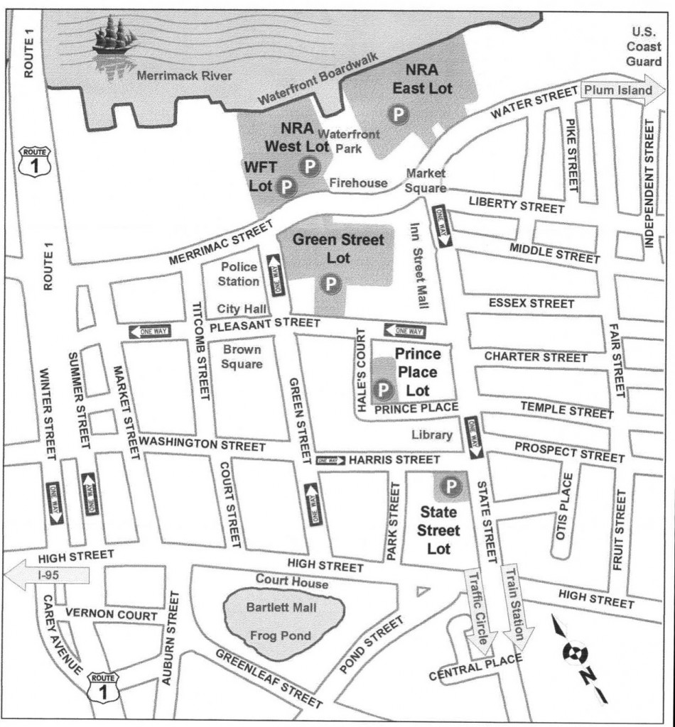 Newburyport Parking Map